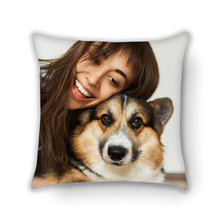 custom dog photo cushions